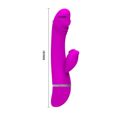 Pretty Love Flirtation David Rabbit Vibrator - image 5