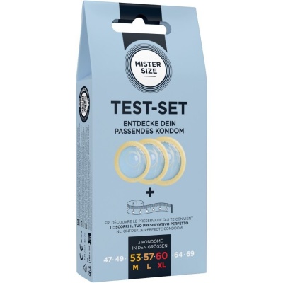 Mister Size - Test Set 3 Different Sized Condoms + Measuring Tape - image 2