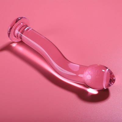 Nebula Series Model 18 Pink Glass Dildo 18.5cm