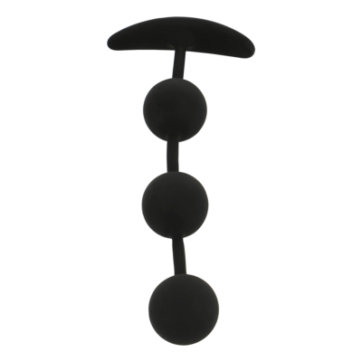 Black&silver - Harry Anal Rosary 3 Silicone Spheres 14 CM - image 4