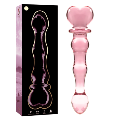 Nebula Series Model 21 Pink Glass Dildo 20.5cm - image 2