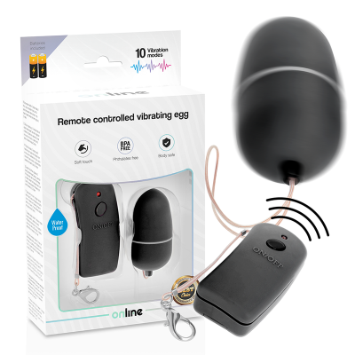 Online Remote Controlled Vibrating Egg Black - image 2