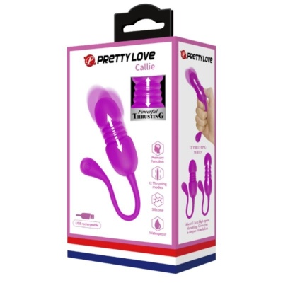Pretty Love Callie Purple Vibrating Egg 12 Thrust Settings - image 7