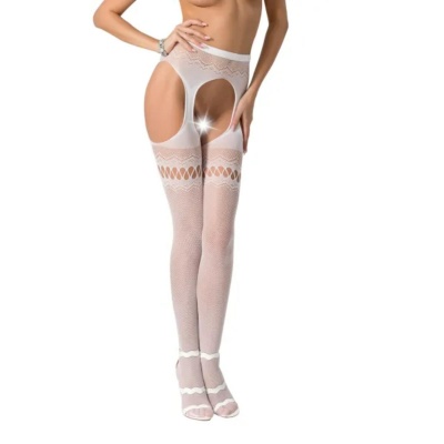 Foto van Passion - S013 Strip Pants - Wit