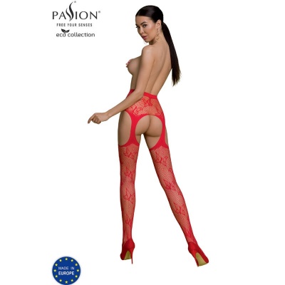 PASSION Bodystocking ECO COLLECTION BODYSTOCKING ECO S001 RED - image 2