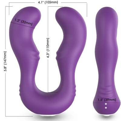 Armony Seraph Vibrator Double Remote Purple - image 3
