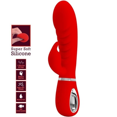 Pretty Love Prescott Multifunction G-Spot Vibrator Red - image 7