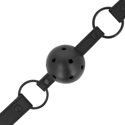Intense Fetish Vegan Leather Ball Gag - image 3