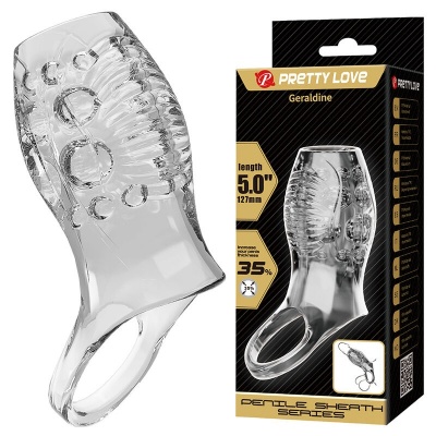 PRETTY LOVE - Geraldine Thickening Textured Transparent Sleeve - image 2