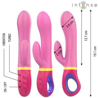 Intense Daphne Pink Rabbit Vibrator - image 2