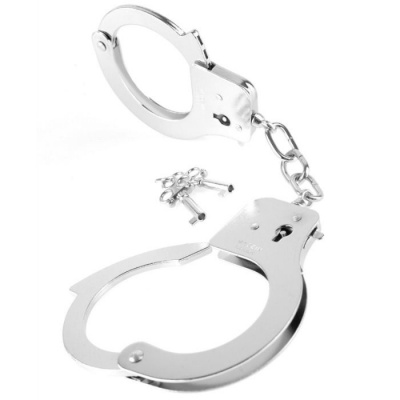 Pipedreams Fetish Fantasy Metal Handcuffs - image 1