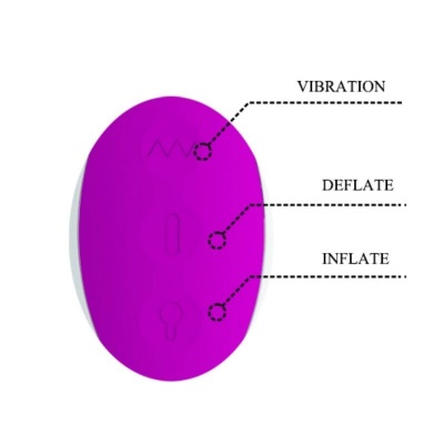 Pretty Love Dempsey Rechargeable Inflatable Vibrator - image 5