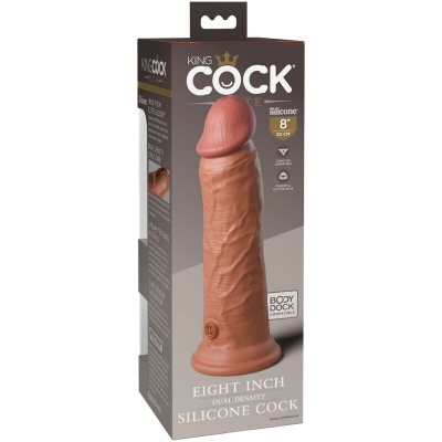 King Cock Elite Silicone Dildo 20.3 CM Caramel - image 6