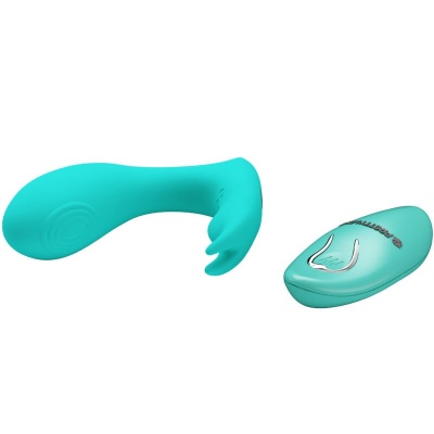 Pretty Love — Idabelle Vibration & Pulsation Remote Control Blue - image 3