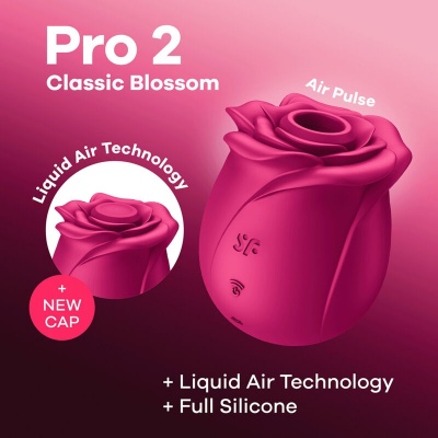 Satisfyer Air Pulse Pro 2 Classic Blossom Vibrator - image 8