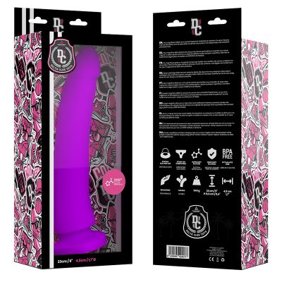 Deltaclub Lilac Medical Silicone Dildo 23 CM - image 3
