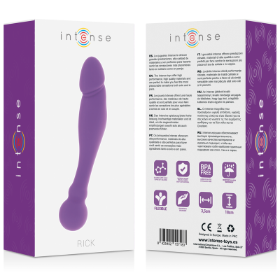 Intense Silicone Dual Stimulator, Lilac, 18cm - image 6
