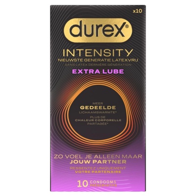Foto van Durex - Intensity Condooms Extra Lube - 10 Stuks