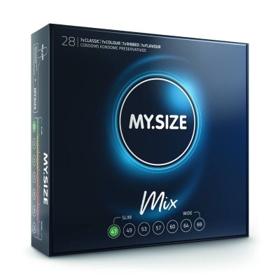 My Size Mix Condoms 47mm 28 Pack My Size Mix Condoms 47mm 28 Pack