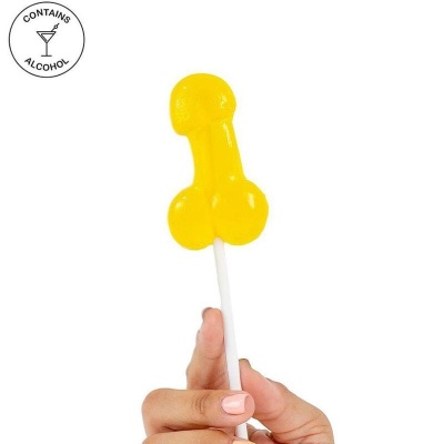 Secretplay Piña Colada Cock Lollipop with Alcohol