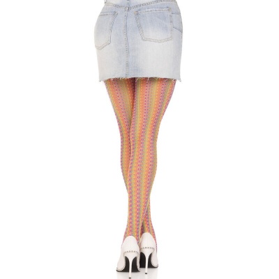 Leg Avenue Multicolor Crochet Stockings - image 2