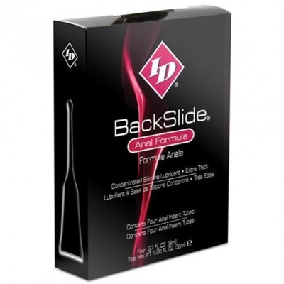 ID Backslide Anal Insert 4 Tubes 8ml
