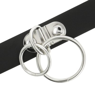 Coquette Chic Desire Double Ring Vegan Choker - image 4