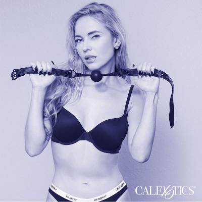 CALEXOTICS Nocturnal Ball Gag Silicone Black - image 6