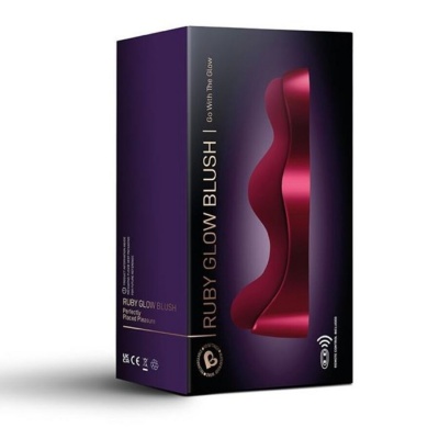 Rocks-Off Ruby Glow Blush Red G-Spot Vibrator - image 10