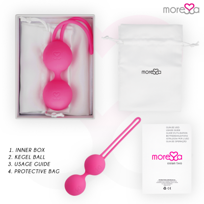 Moressa Osian Two Pink Kegel Balls - image 6