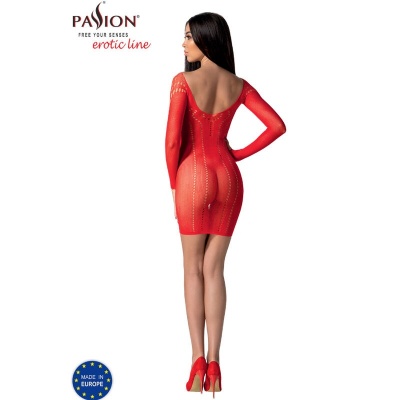 Passion BS101 Bodystocking Red One Size - image 4
