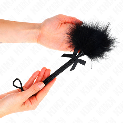 Kink Nylon Rope Wand Tickle Feathers Black 25 Cm - image 3