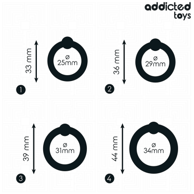 Addicted Toys Pressure Silicone Rings Set - image 5