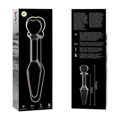Nebula Series Model 7 Anal Plug Glass Clear 13.5cm - image 6