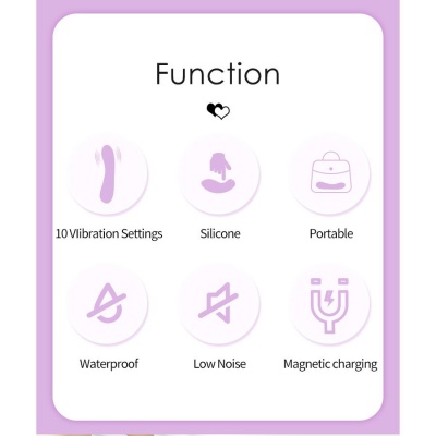 Pretty Love - DJ Rabbit Purple G-Spot Vibrator - image 9