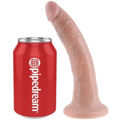King Cock 7 Dildo Flesh 17.8 CM - image 3
