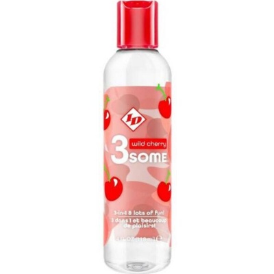 Id 3Some Wild Cherry Flavored Lubricant 4fl oz