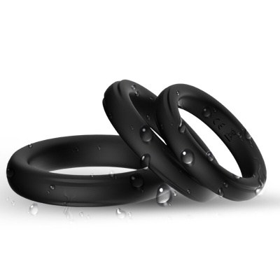 Armony Triple Silicone Ring Black - image 2