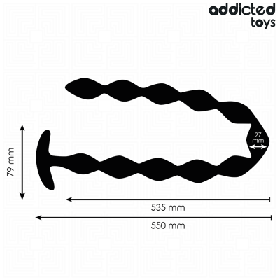 Addicted Toys Extra Long Silicone Anal Plug - image 4
