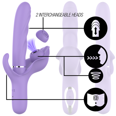 Intense Billie Multifunctional Vibrator Purple - image 2