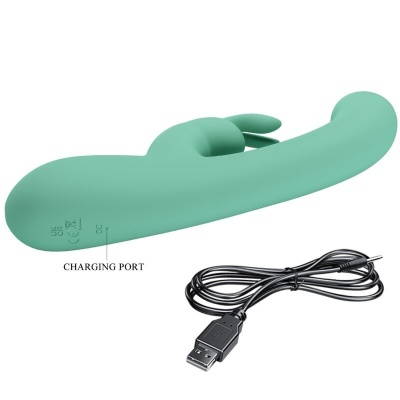 Pretty Love Lamar Green Rabbit Vibrator G-Spot - image 7