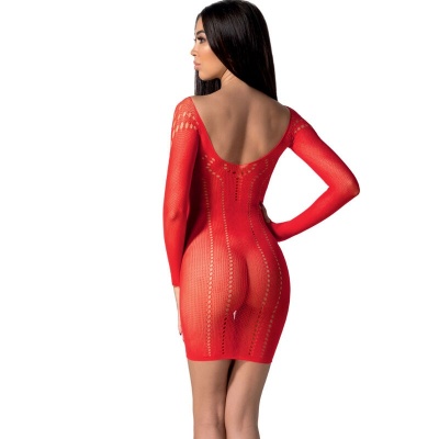 Passion BS101 Bodystocking Red One Size - image 2
