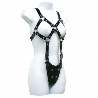Leather Body Exposed Harness, Women