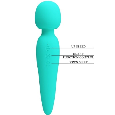 Pretty Love — Meredith Massager 12 Vibration Modes Aqua Green - image 7