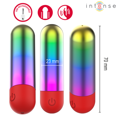Intense Debbie Vibrating Bullet - Rainbow - image 4