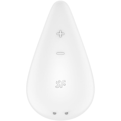 Satisfyer Dew Drop Lay-On Clitoral Vibrator White - image 2