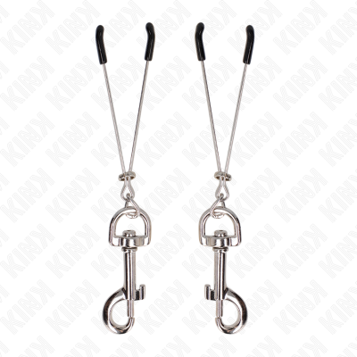 KINK Thin Hook Nipple Clamp Silver 7cm - image 2