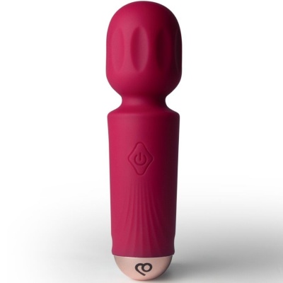 Rocks Off Mini Rechargeable Wand 16 Functions Azalea Red - image 2