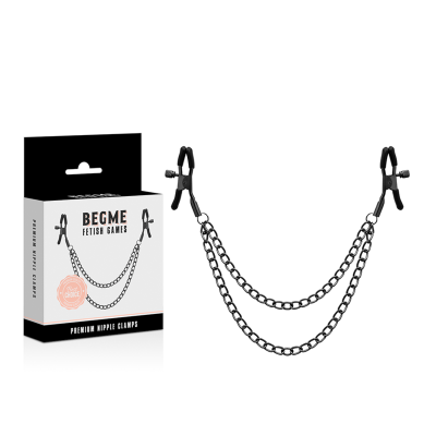 Begme - Red Edition Nipple Clips With Chain - image 2