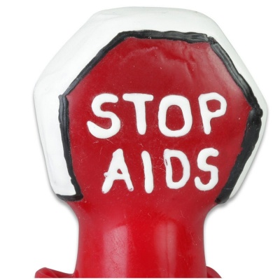 Condomerie Stop AIDS Hand-Painted Condom Condomerie Stop AIDS Hand-Painted Condom